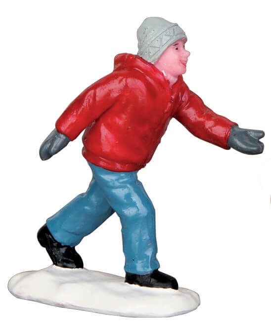 boy Dog In Snow,Alleen Jongen! - Afbeelding 1