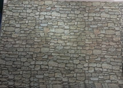 Grove stenen op papier