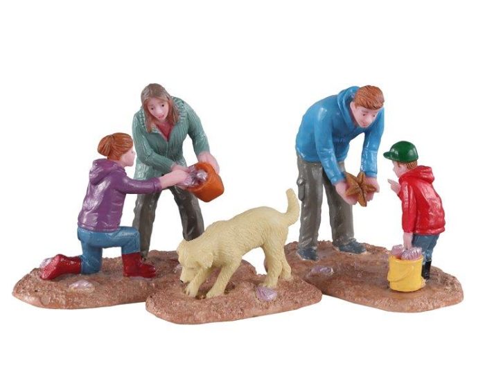 Looking For Seashells,Set Of 3. - Afbeelding 1