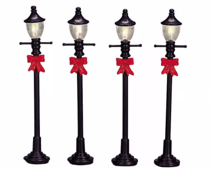 Gas Street Lamp,Set Of 4.