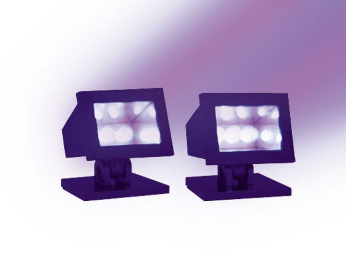Halloween Purple Light, Set Of 2. - Afbeelding 1