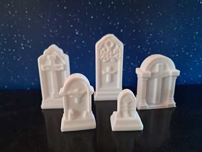 Reaper Bones Grafstenen,Set Of 5.