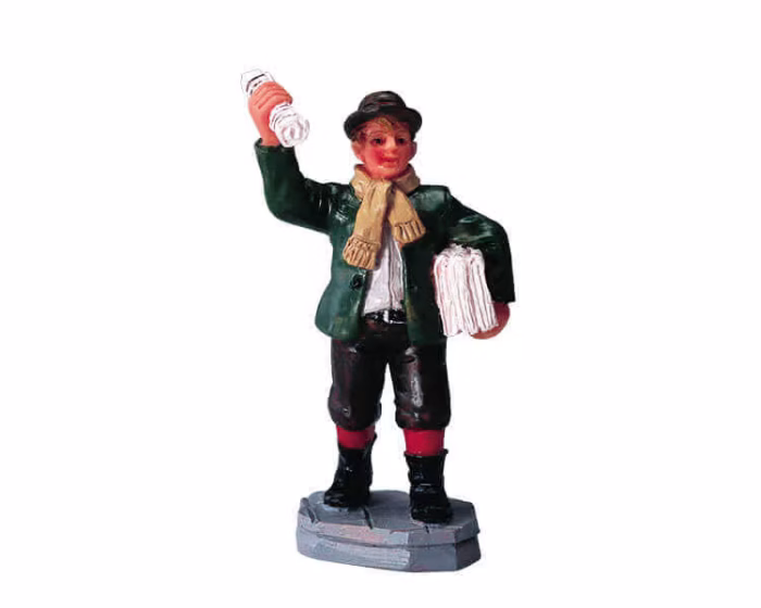42864 Lemax Paper Boy.* - Afbeelding 1