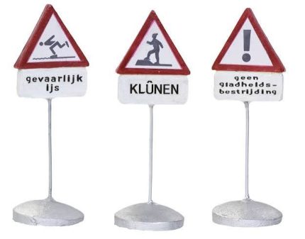 DV Waarschuwingsborden.*