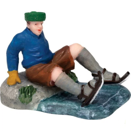DV Jongen Probeert Het IJs.*