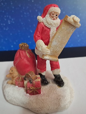 Luville Santa Checking His List .*