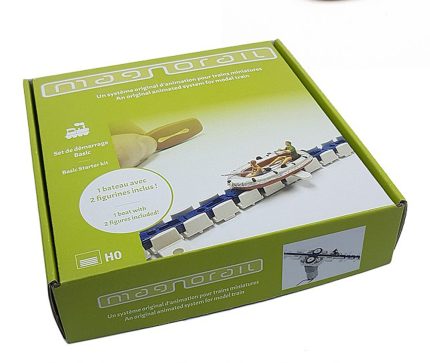Magnorail Spoor H0 Basic Starter Set + 1 Boot En 2 Figuren.*