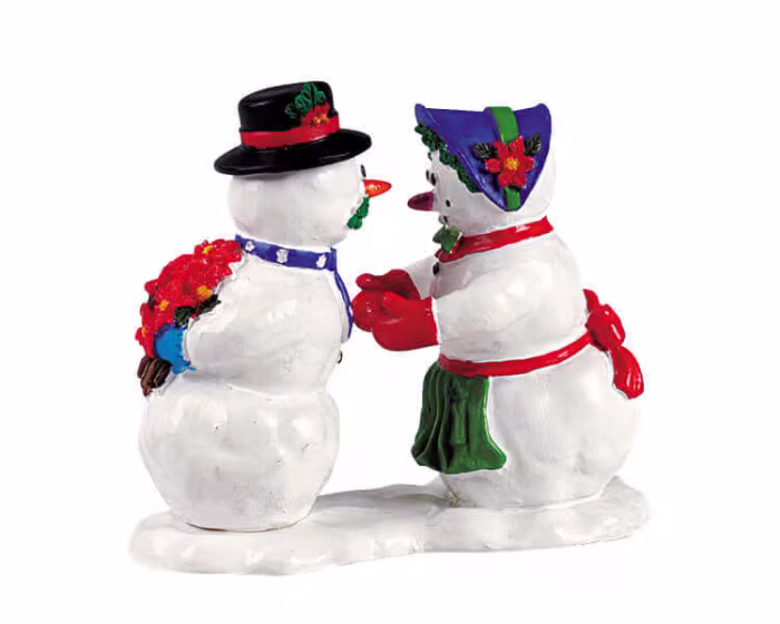 Lemax Kissing Snowcouple.* - Afbeelding 1