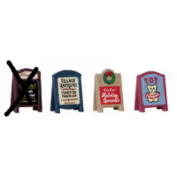 Lemax Village Signs, Set Of 3!*
