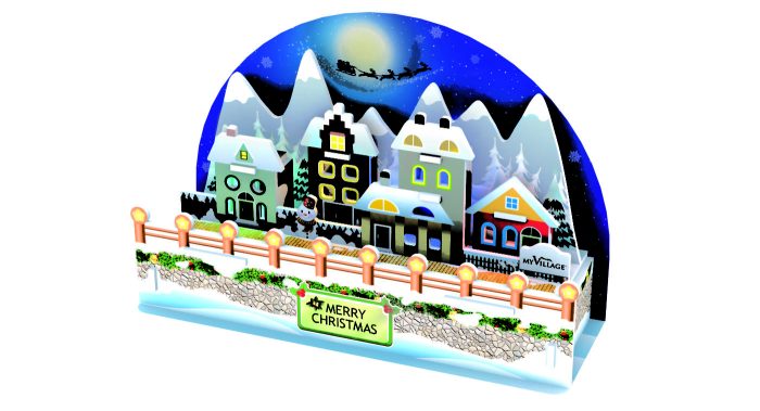 MYPZ04-8717545193709 MyVillage Christmas Card.* - Afbeelding 1