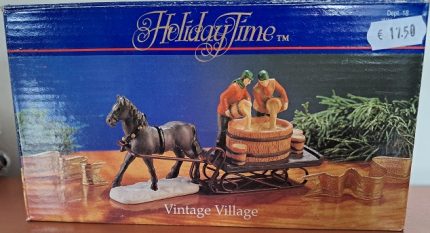 Holiday Time Syrop Wagon With Horse.*