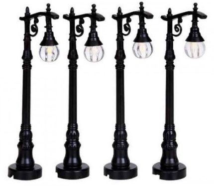 Lemax Antique Street Lamp, Set Of 4.*