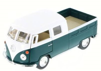 E&R VW 1963 Bus Double Cab Pickup Blue.*