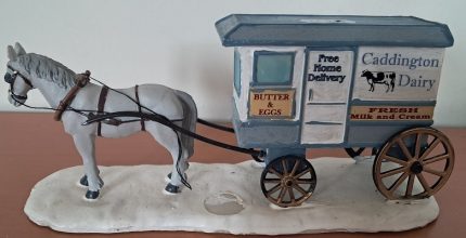 Lemax Victorian Milk Wagon.*