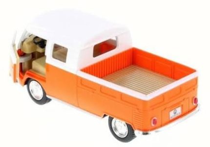 E&R VW 1963 Bus Double Cab Pickup Orange.*