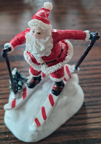 X-Mas Skiing Santa.*