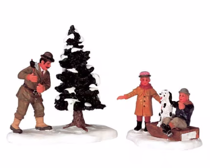 Lemax Fresh Cut Christmas Tree,set of 2.*