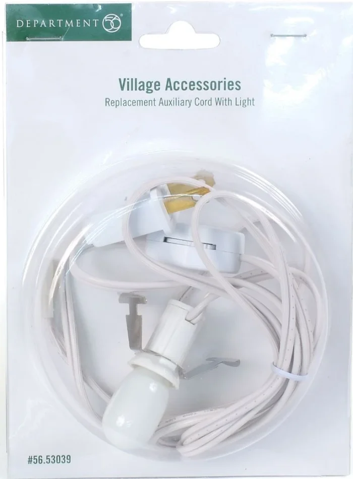 56.53039 Dept56 Replacement Auxiliary Cord With Light.* - Afbeelding 1