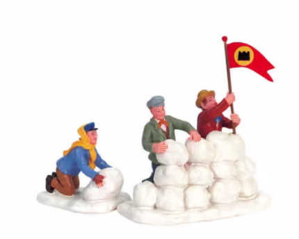 Lemax Snow Fortress,set of 2.*