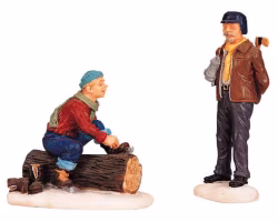 92307 Lemax Grandpa's Gift,set of 2.* - Afbeelding 1