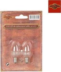 Luville E10,12 Volt,Replacement Bulbs,set of 2.*