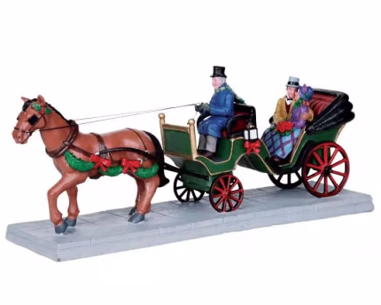 Lemax Romantic Carriage Ride.*