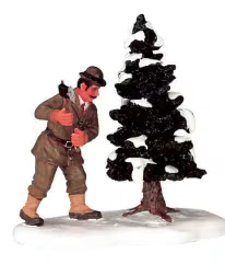 Lemax Fresh Cut Christmas Tree,alleen man met boom!*
