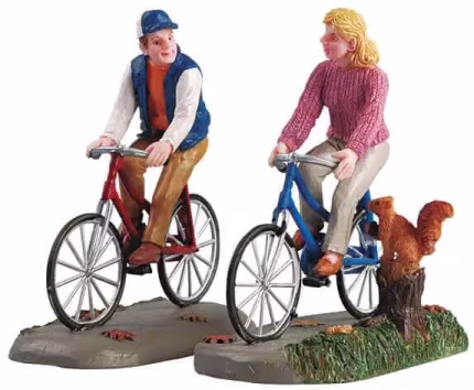 Lemax Romantic Bike Ride, Set Of 2.*