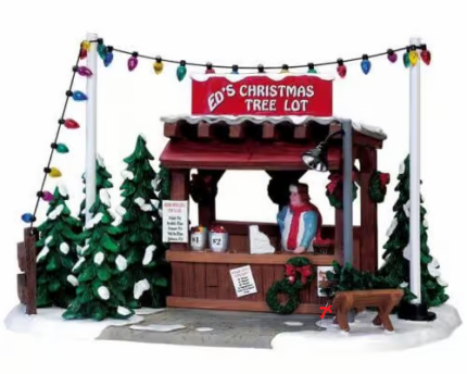 Lemax Ed's Christmas Tree Lot.*